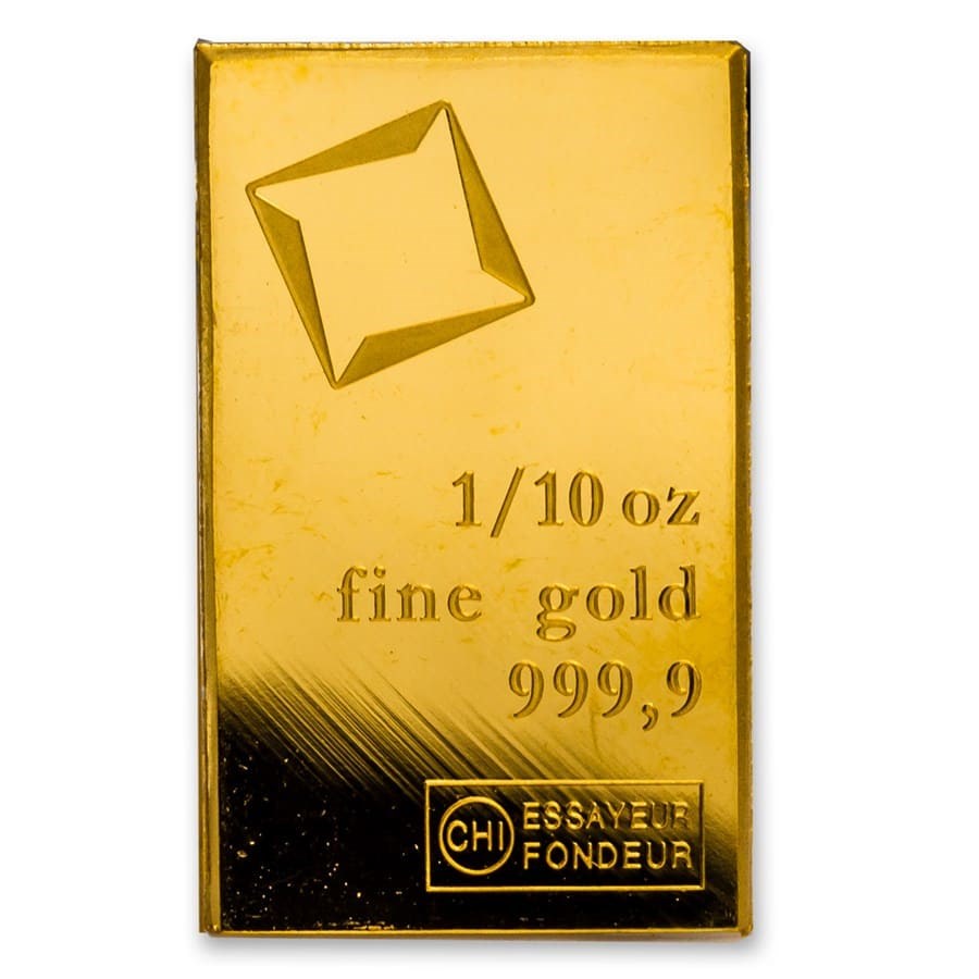 1/10 oz Gold Bar - Random