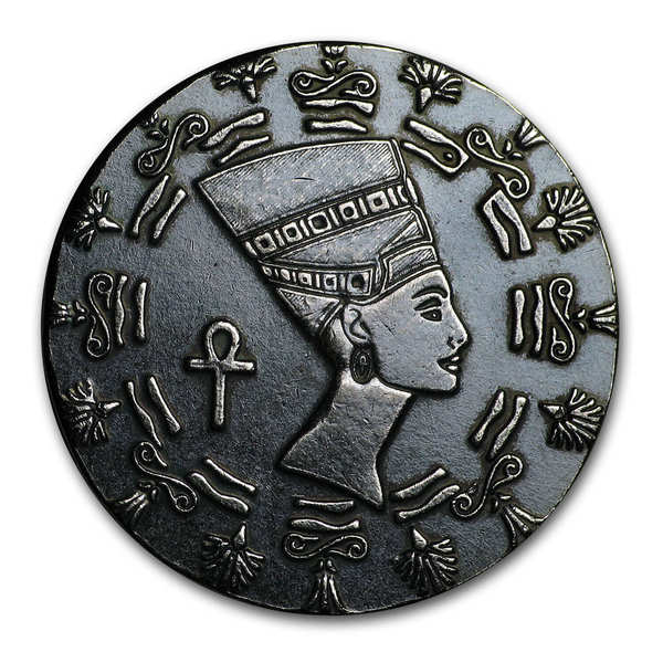 1/10 oz Queen Nefertiti Silver Round