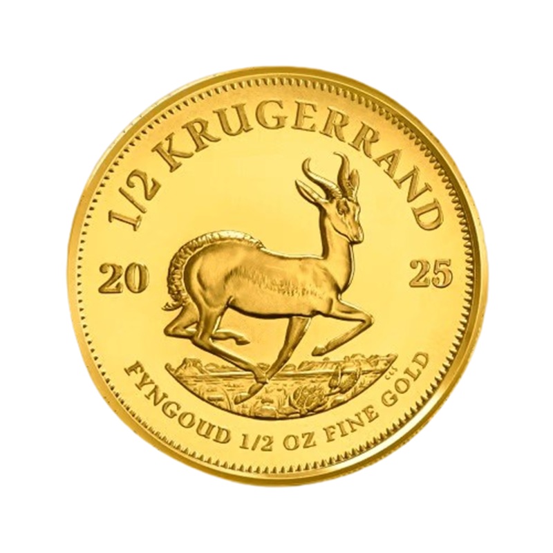 2025 1/2 oz Krugerrand Gold Coin