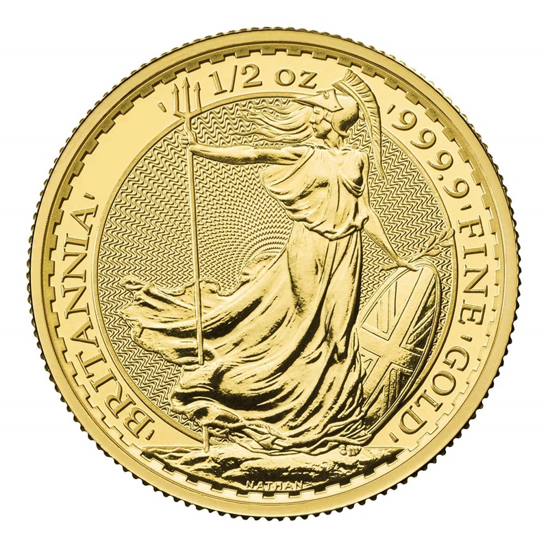 2025 Great Britain Britannia 1/2 oz Gold Coin