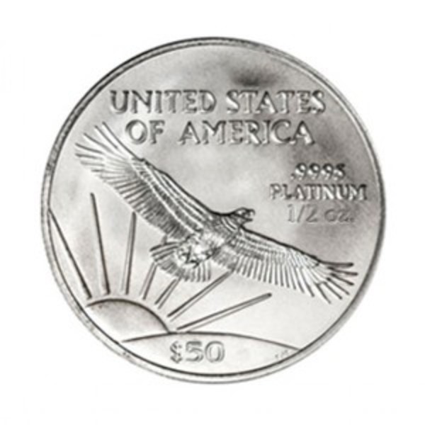 American Platinum Eagle 1/2 oz - Random Year
