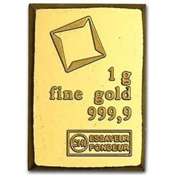 1 gram Gold Bar