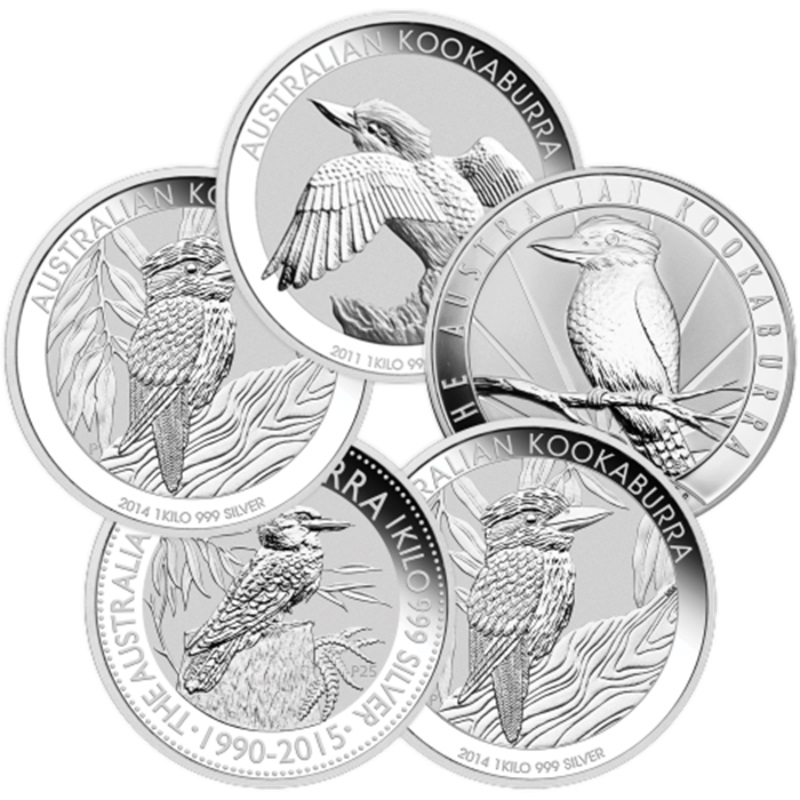Kookaburra 1 Kilo Silver Coin (Random Year)