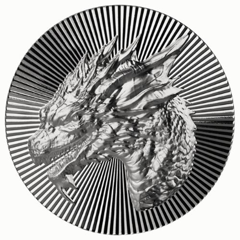 1 oz Silver Dragon Stacker Round