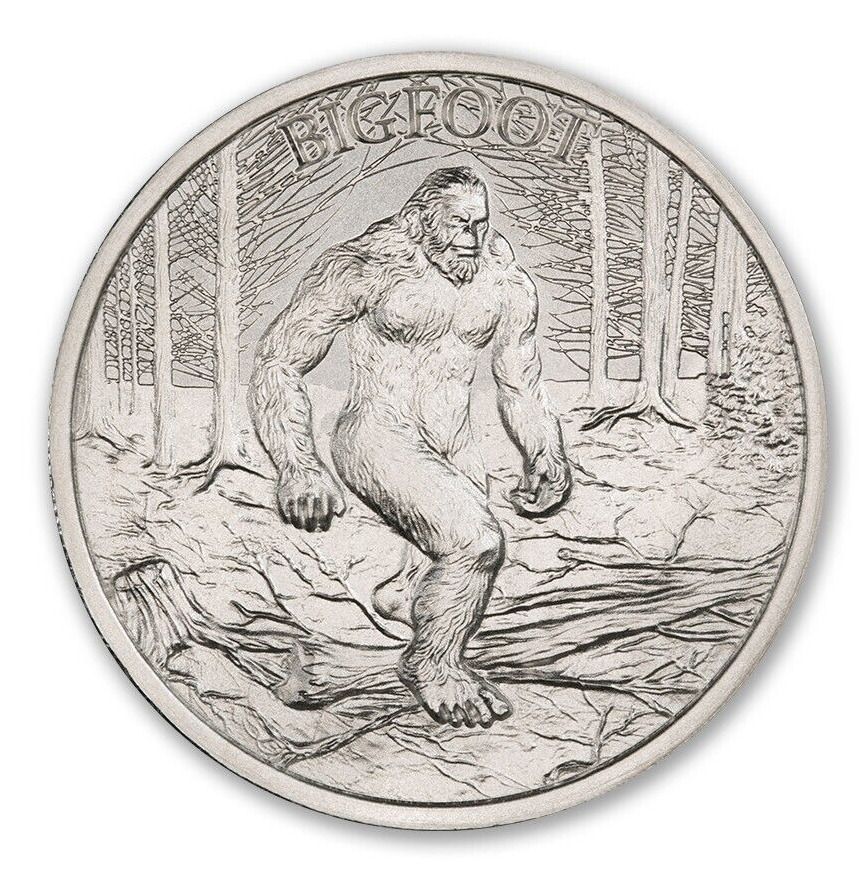 1 oz Bigfoot Silver Round
