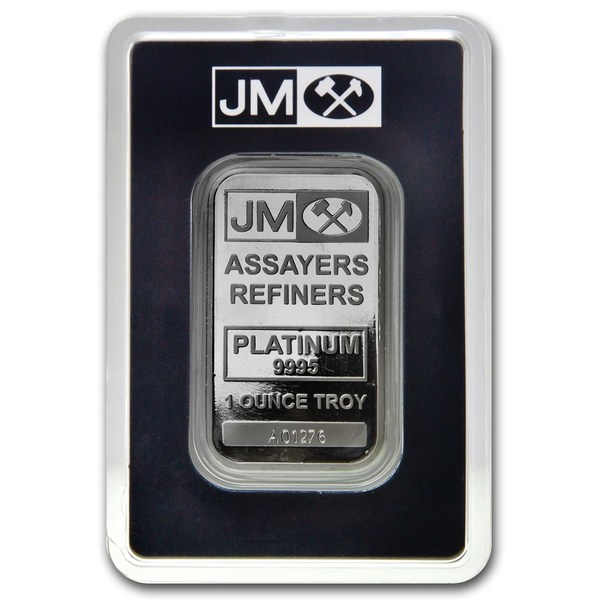 1 oz Johnson Matthey Platinum Bar