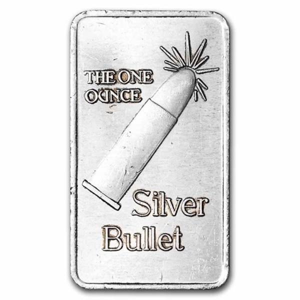 1 oz Silver Art Bar - Silver Bullet