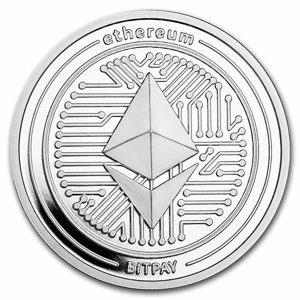 1 oz Silver Round - Ethereum