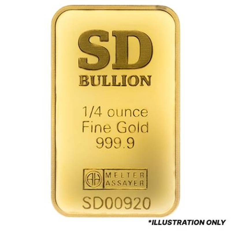1/4 oz Gold Bar - Secondary Market