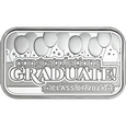Graduation Scroll and Cap 1 oz Silver Bar