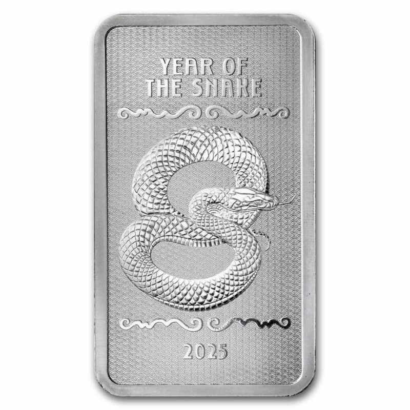 PAMP Suisse 10 oz Silver Year of the Snake Bar