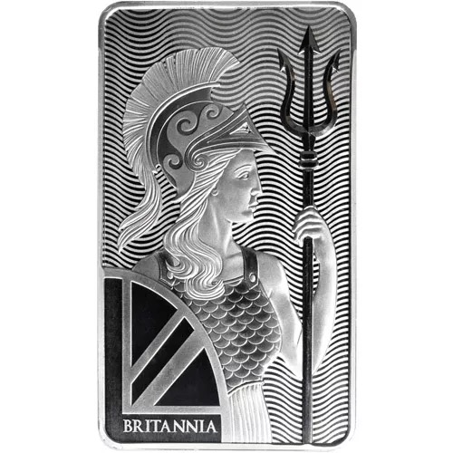 10 oz Silver Bar - The Royal Mint Britannia