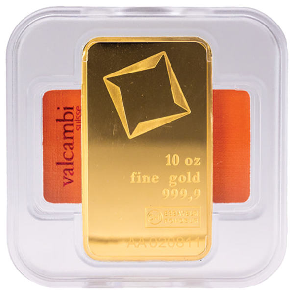 Valcambi 10 oz Gold Bar
