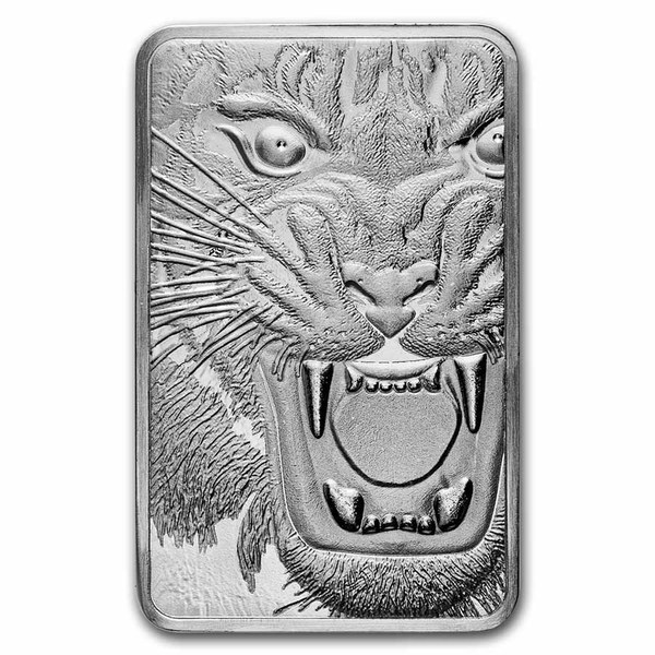 10 oz Royal Bengal Tiger Silver Bar