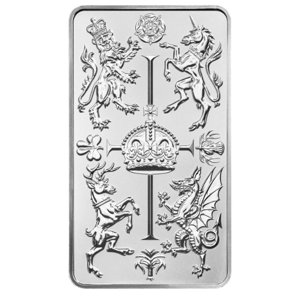 10 oz Silver Celebration Bar Royal Mint
