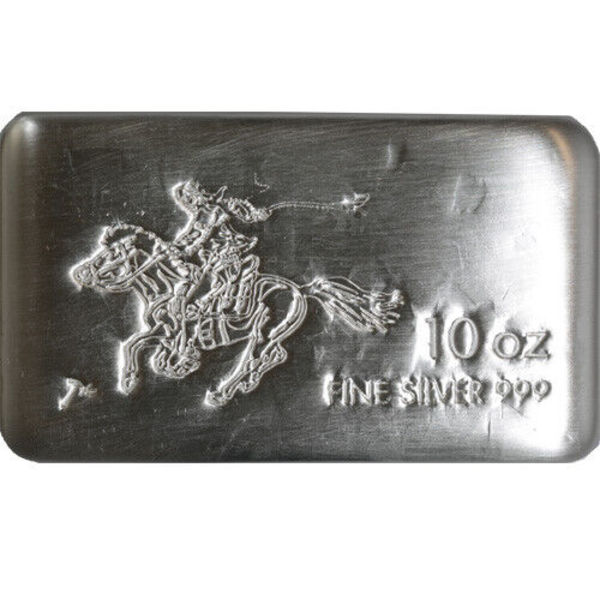 10 oz Silver Bar Pony Express