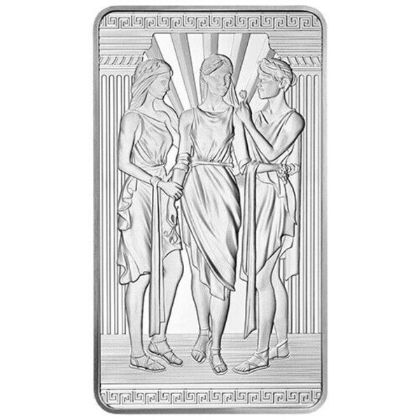 10 oz Silver Bar - Three Graces