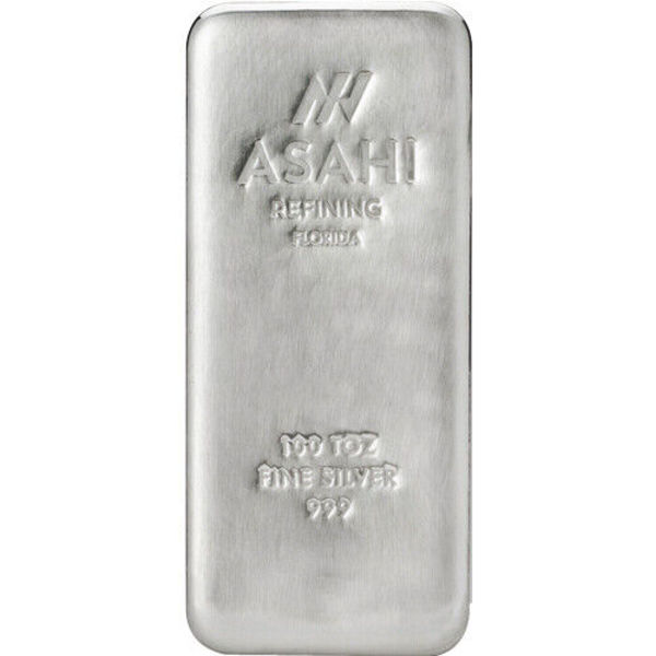 100 oz Asahi Florida Silver Bar