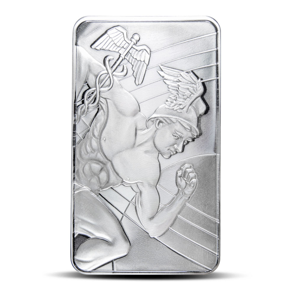 Mercury 100 oz Silver Bar