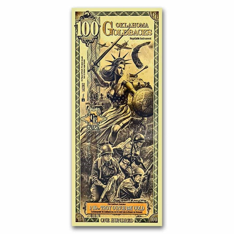 100 Oklahoma Goldback