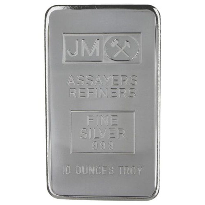 10 oz Johnson Matthey Struck Silver Bar