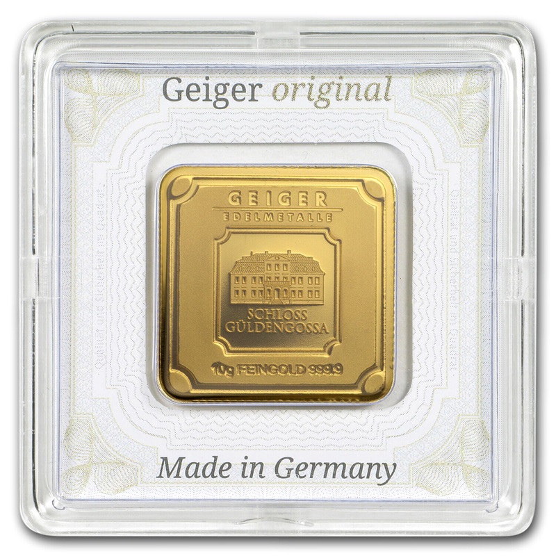 10 gram Geiger Edelmetalle Gold Bar