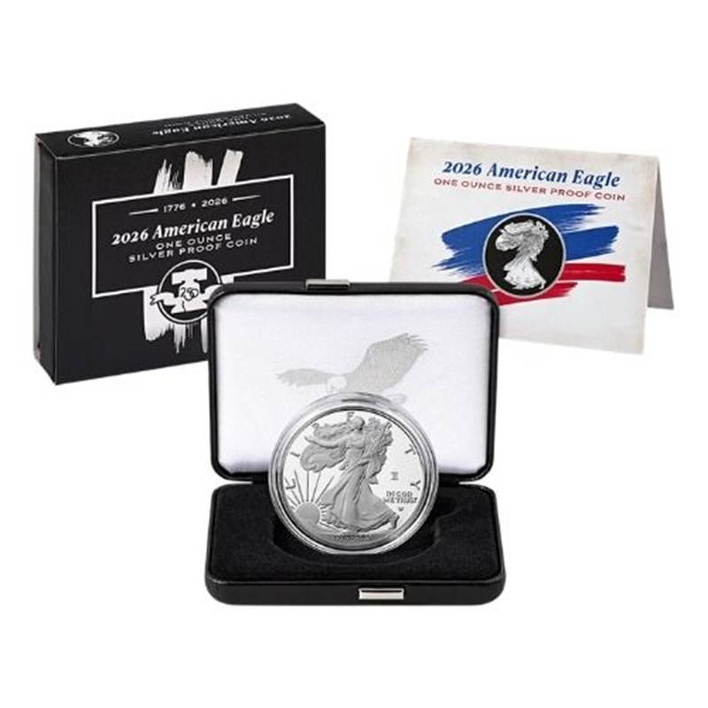 1776-2026-W American Silver Eagle Proof - Semiquincentennial America 250