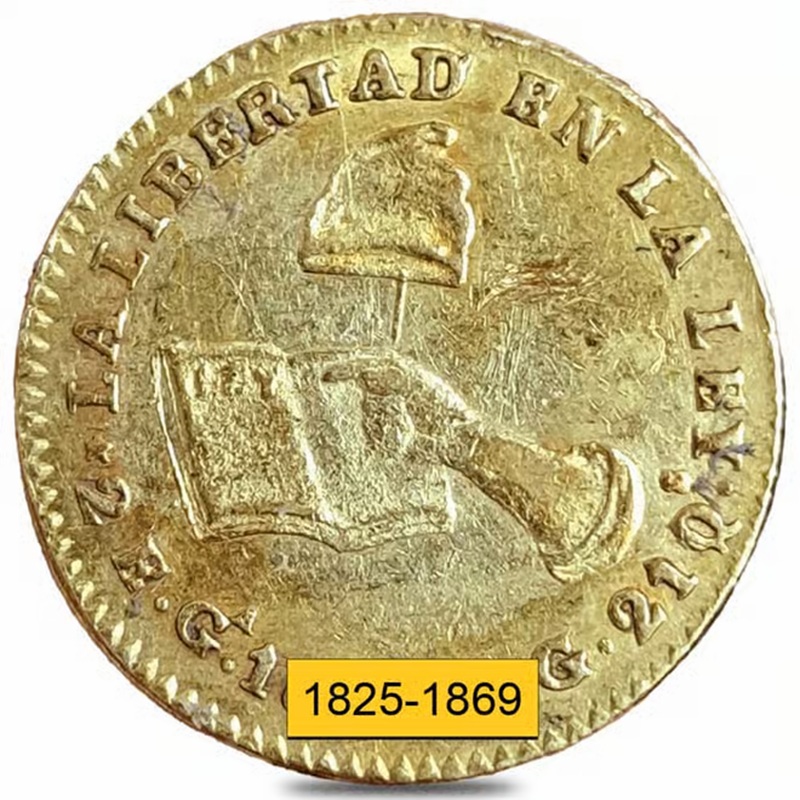 1825-1869 Mexico 2 Escudos Gold Coin Ex-Jewelry (Random Year)