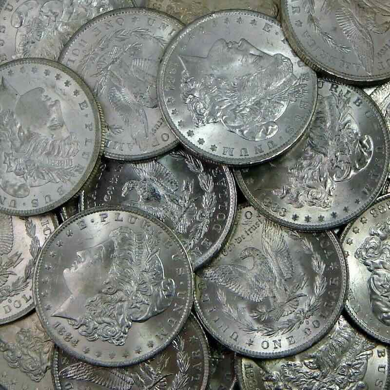 1878-1904 BU Morgan Silver Dollar Coin – 0.7734 oz .900 Silver
