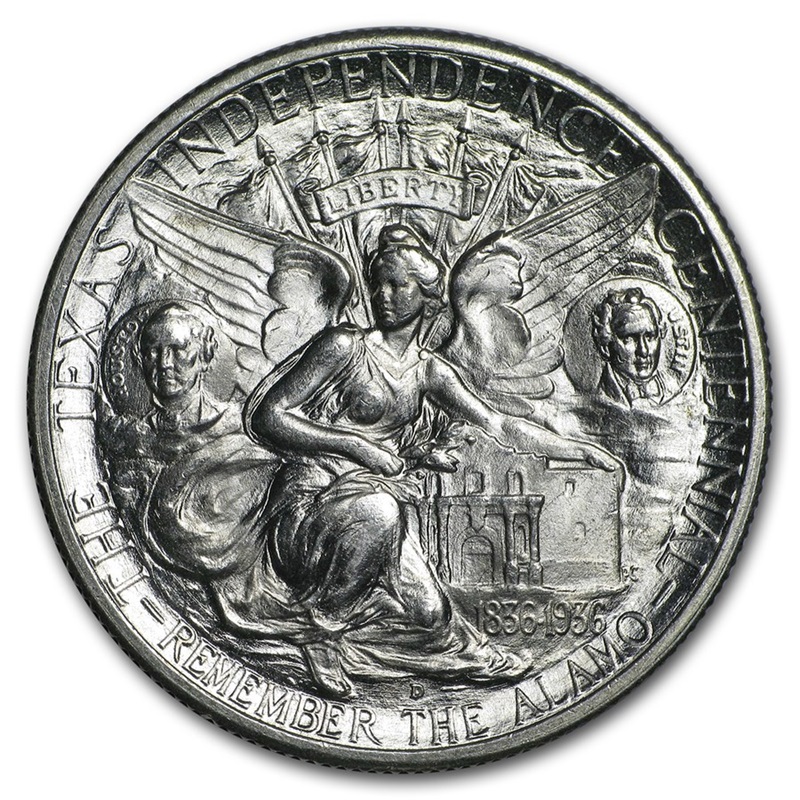 1935-D Texas Centennial Commemorative Half Dollar BU