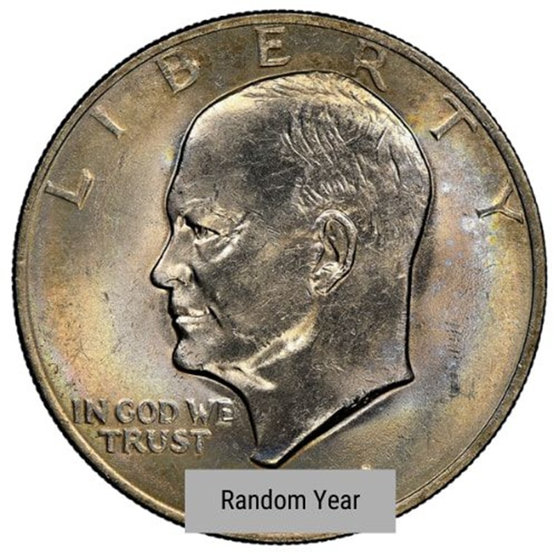 1971-1976 40% Silver Eisenhower Dollars (Circulated) 