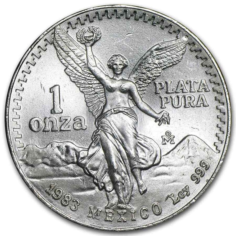 1983 Mexican Libertad 1 oz Silver Coin