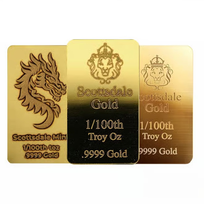 1/100 oz Generic Gold Bar – 99.9% Fine