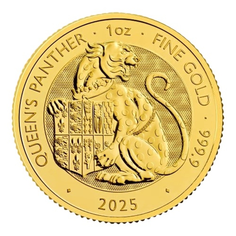 2025 Tudor Beasts: Queen's Panther 1 oz Gold Coin