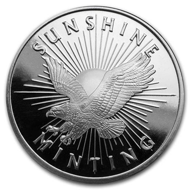 1 oz Sunshine Mint Silver Round