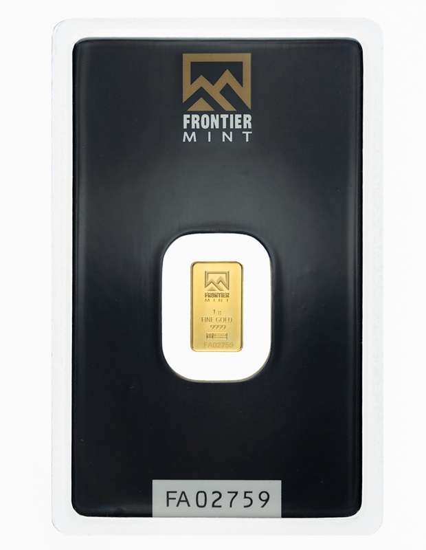 1 Gram Gold Bar - Frontier Mint