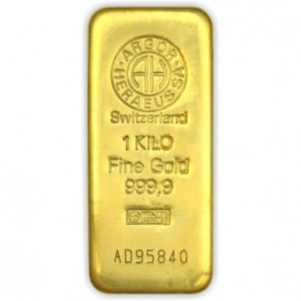 Argor Heraeus Gold Kilogram Bar