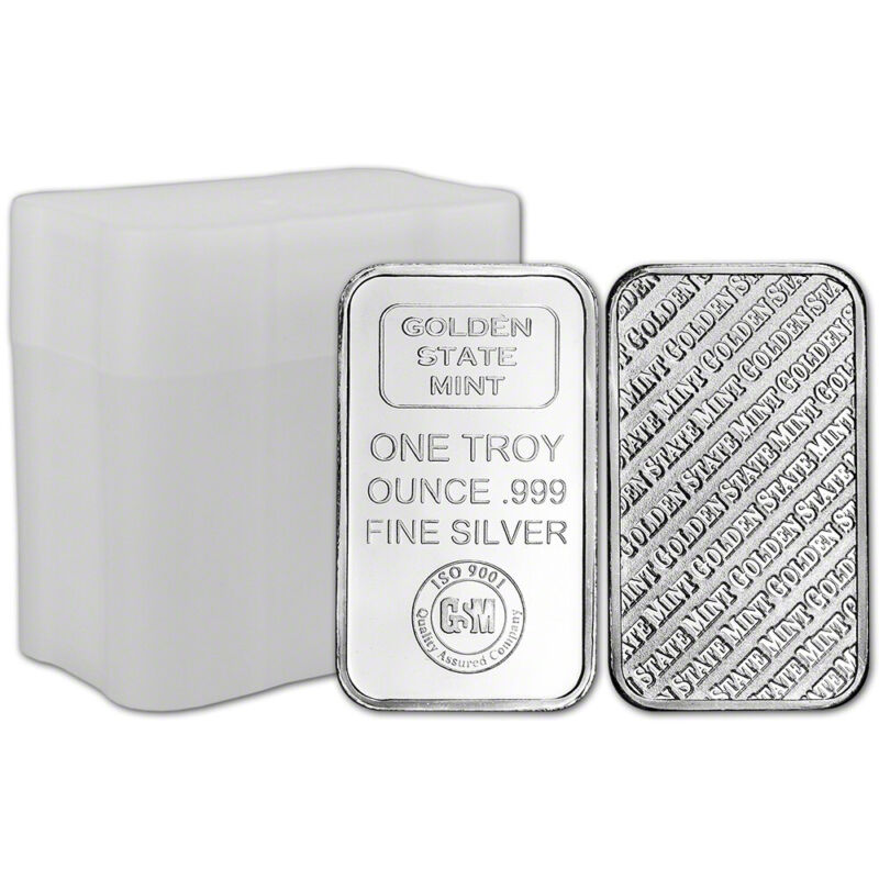 1 oz Silver Bar - Monster Box of 500