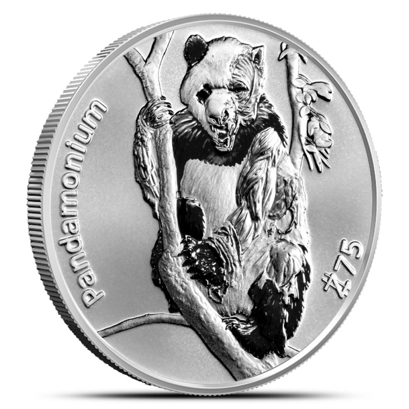 1 oz Zombucks World Pandamonium Silver Round