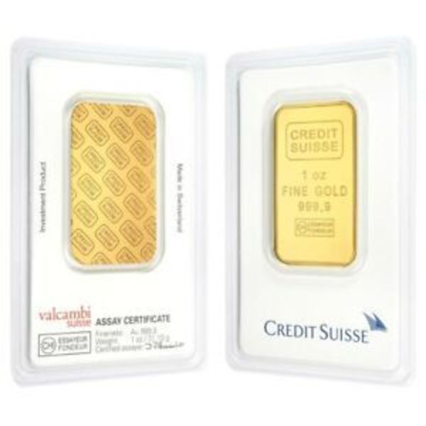 1 oz Credit Suisse  Gold Bar 