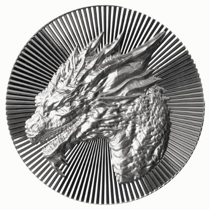 2 oz Silver Dragon Stacker Round