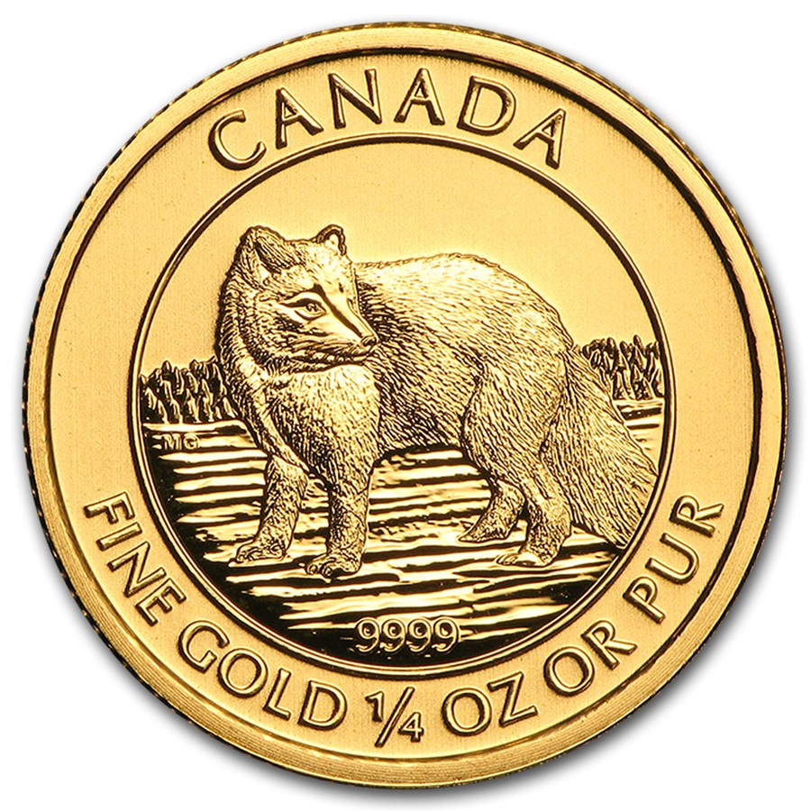 1/4 oz Gold Canada Random