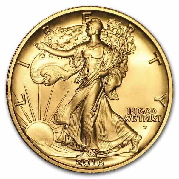 2016-W 1/2 oz Walking Liberty Centennial Gold Coin