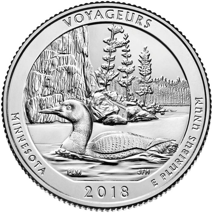2018 5 oz Silver Voyageurs National Park, MN ATB
