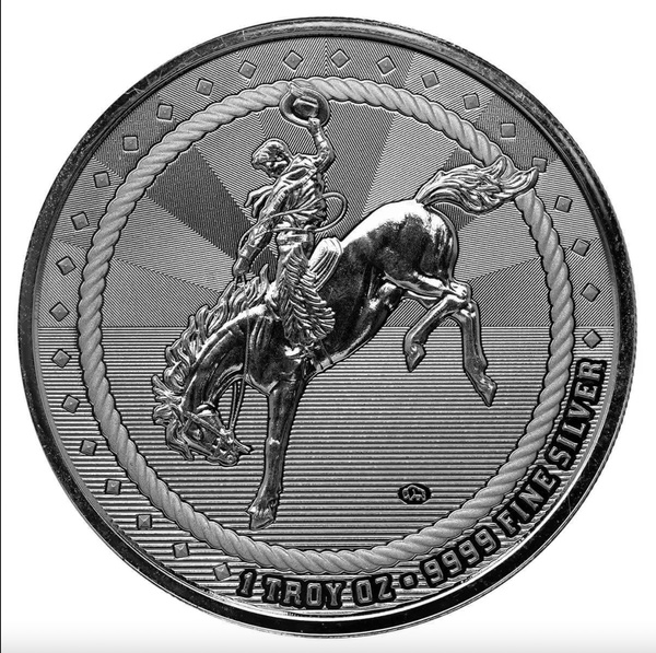 Cowboy 1 oz Silver Round 