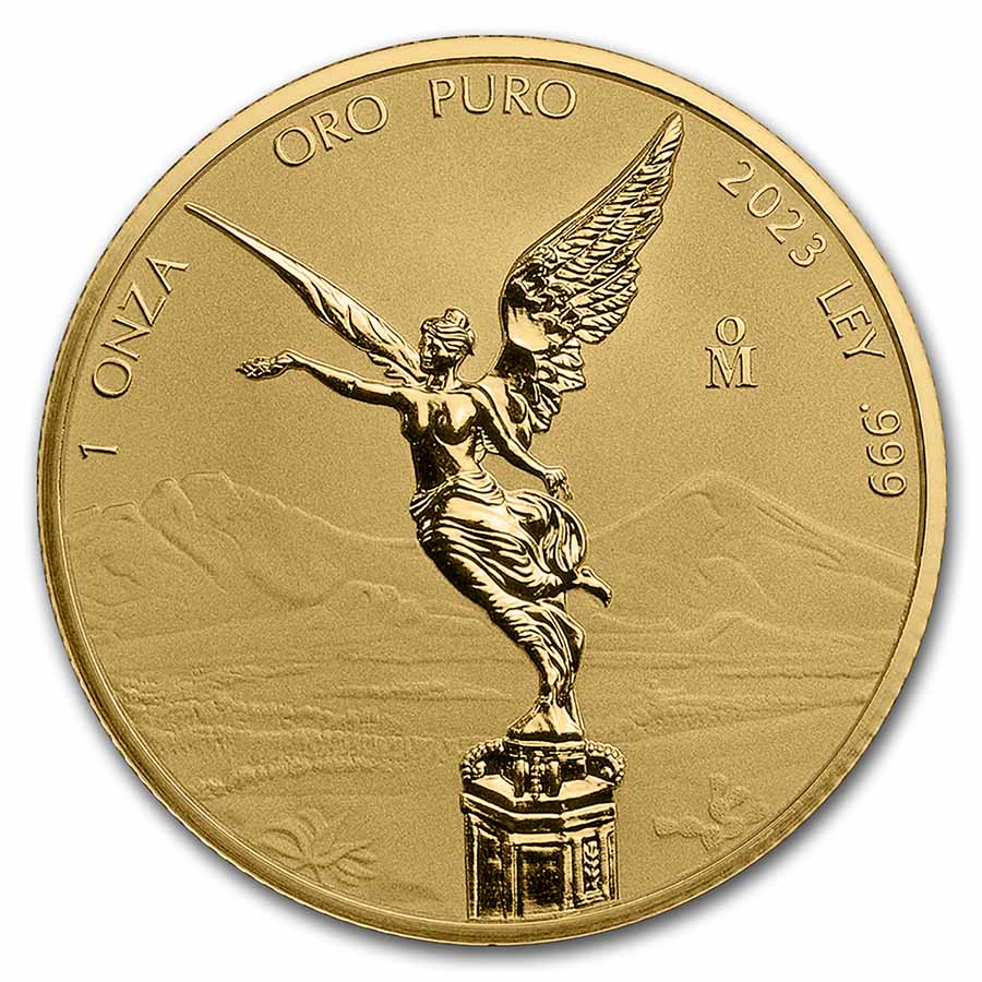 2023 1 oz Reverse Proof Mexican Gold Libertad Coin