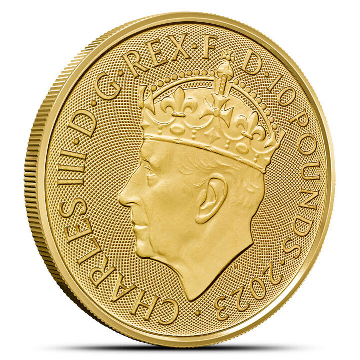 2023 1/10 oz British Gold Coronation of the King Coin