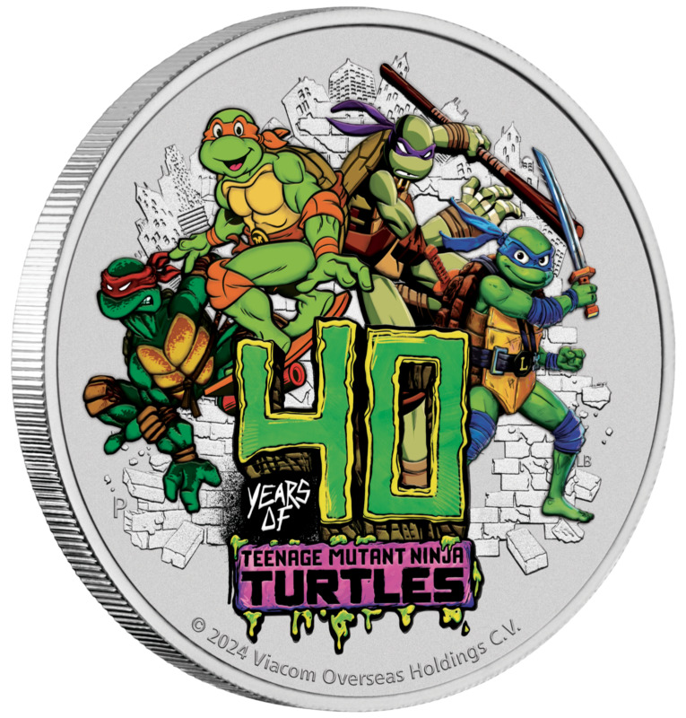 2024 Teenage Mutant Ninja Turtles 1 oz Silver Coin