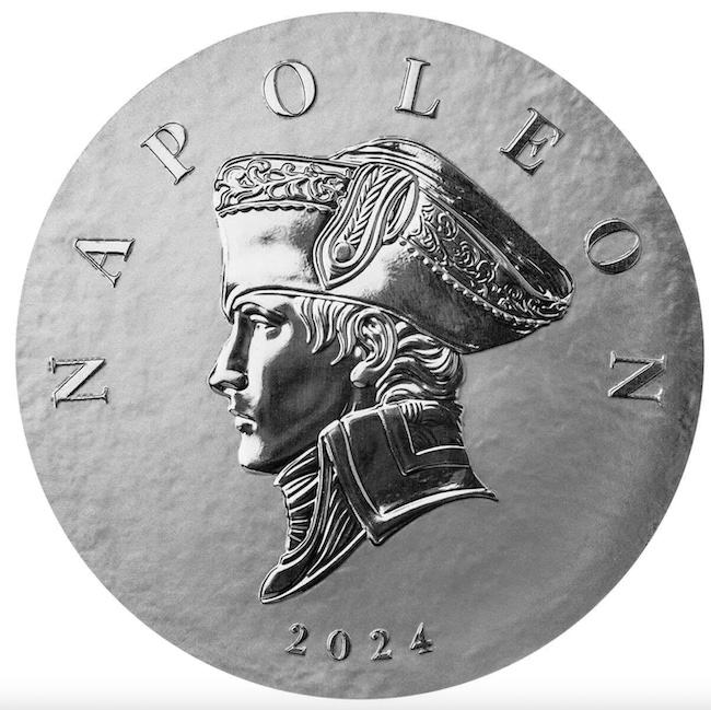 2024 Liberia Napoleon Bonaparte 5 oz Silver Coin