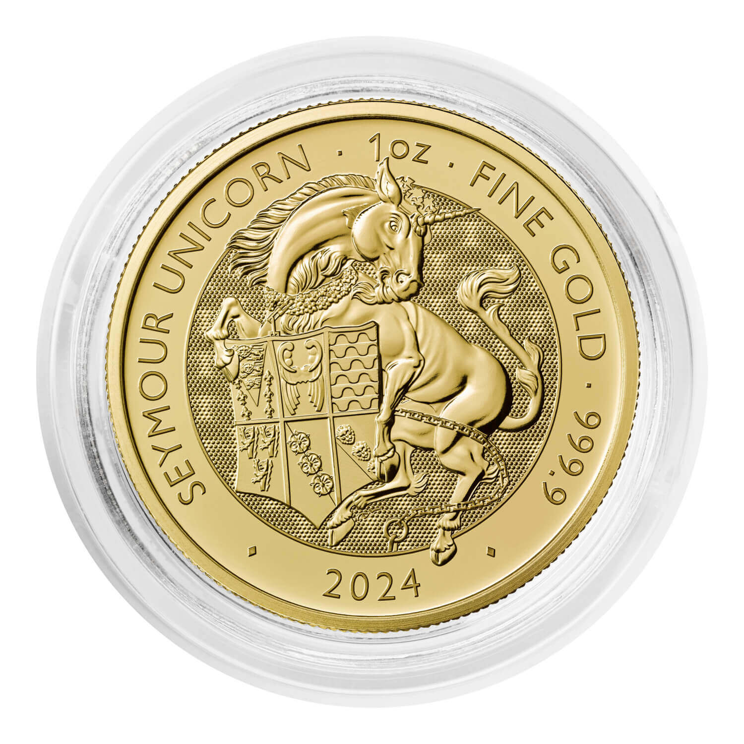2024 Royal Tudor Beasts Seymour Unicorn 1 oz Gold Coin